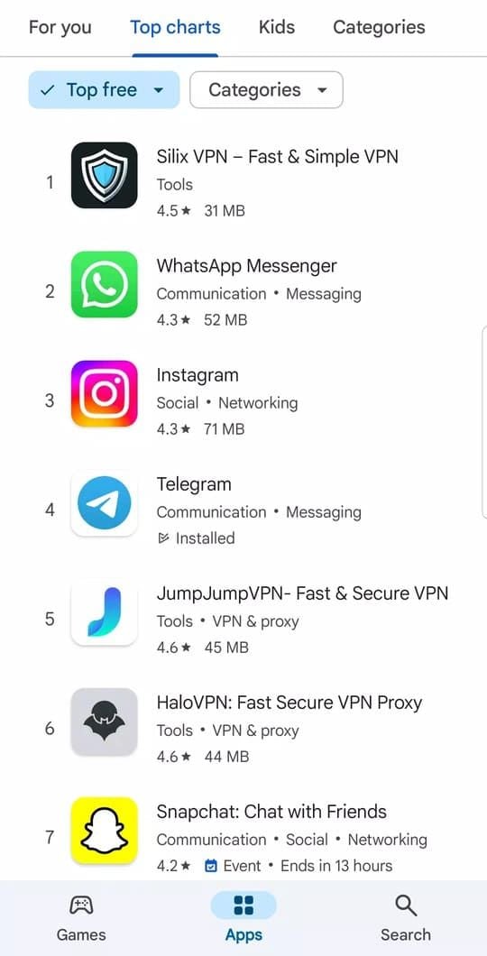 Google Play Store screenshot
