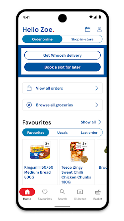 Tesco Grocery & Clubcard screenshot