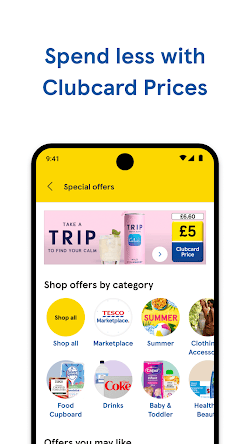 Tesco Grocery & Clubcard screenshot