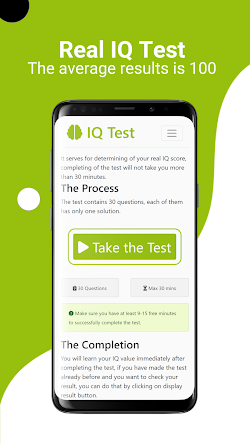 IQ Test screenshot
