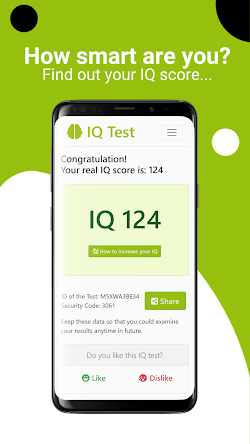 IQ Test screenshot